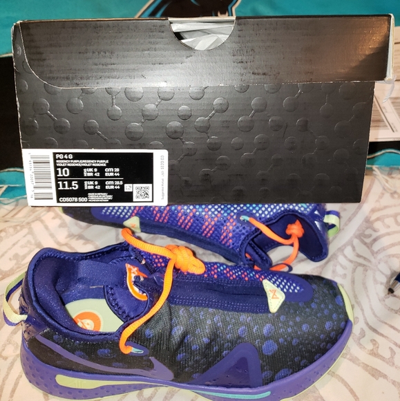 NIKE NEW PAUL GEORGE 4 Shoes - Picture 1 of 4